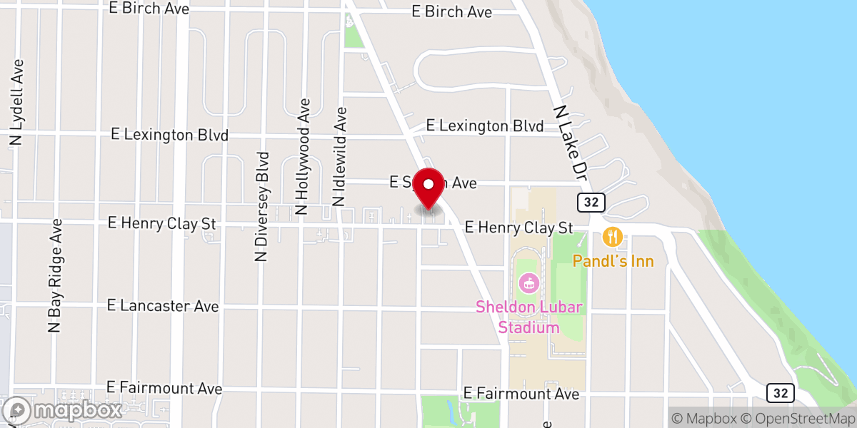 Map showing location of Divinity-Divine Charity Evangelical Lutheran Church