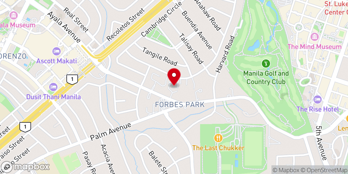 Map showing location of Church of the Holy Trinity