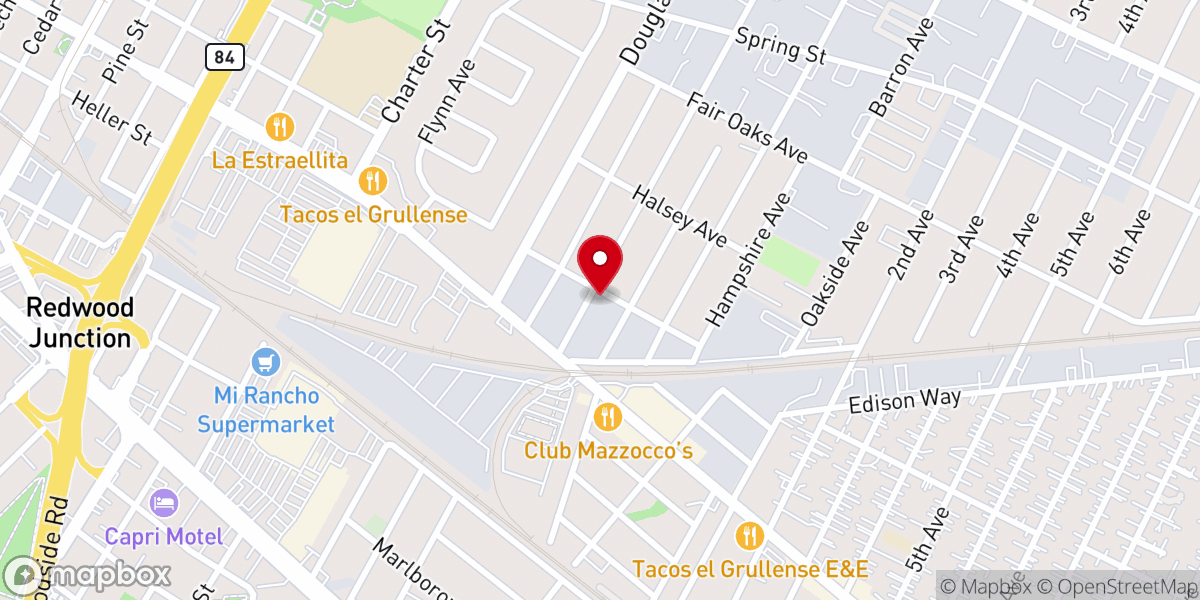 Map showing location of Camino de Gracia Ministries