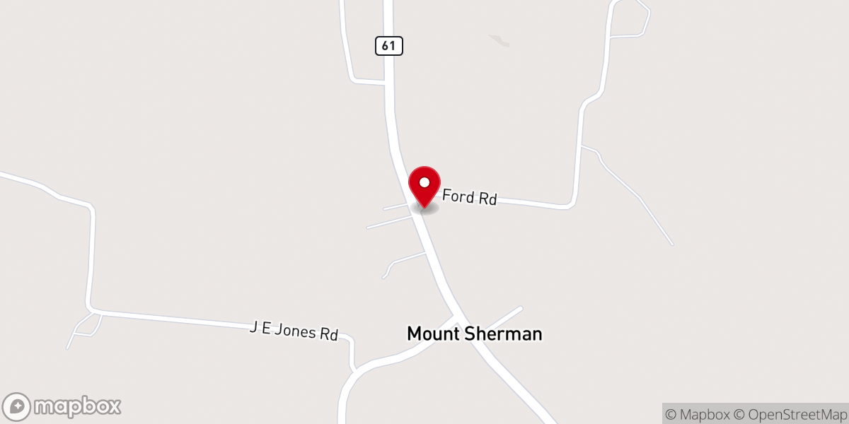 Map showing location of Buffalo Kentucky Christadelphian Church