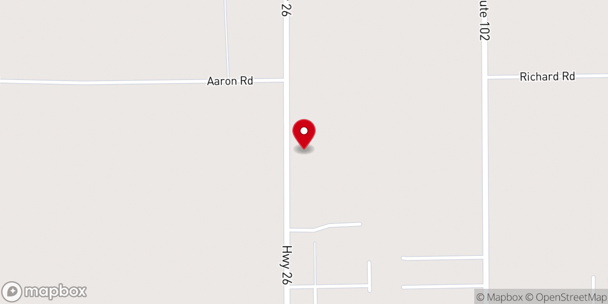 Map showing location of Jesus Worship Center
