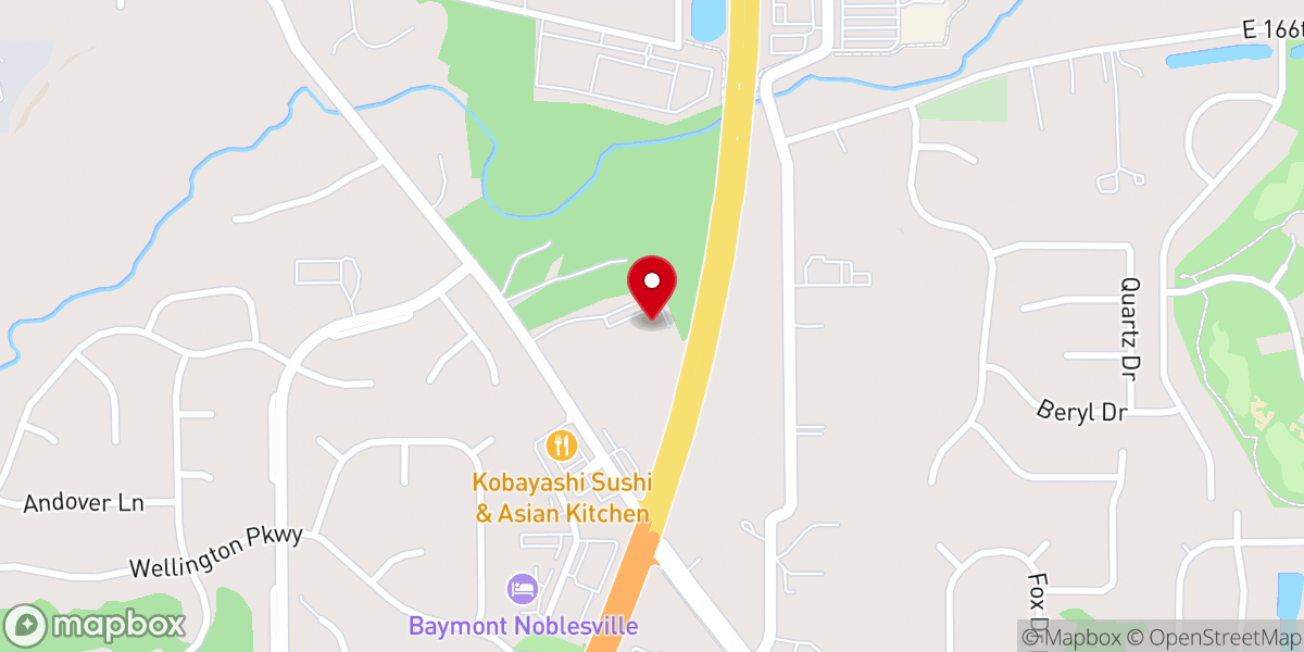 Map showing location of Grace Life Church
