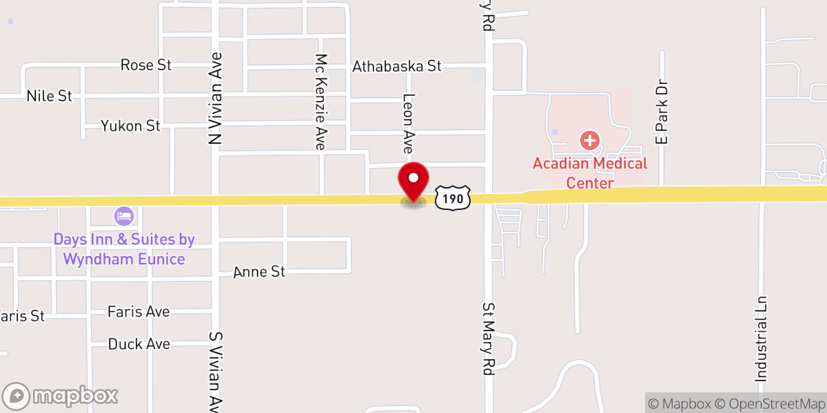 Map showing location of Word of Life Christian Fellowship