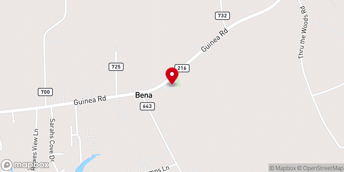 Map showing location of First Morning Star Baptist