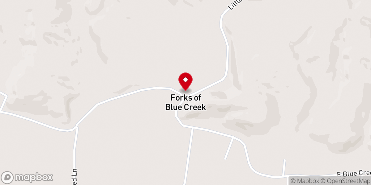 Map showing location of Beech Grove Church