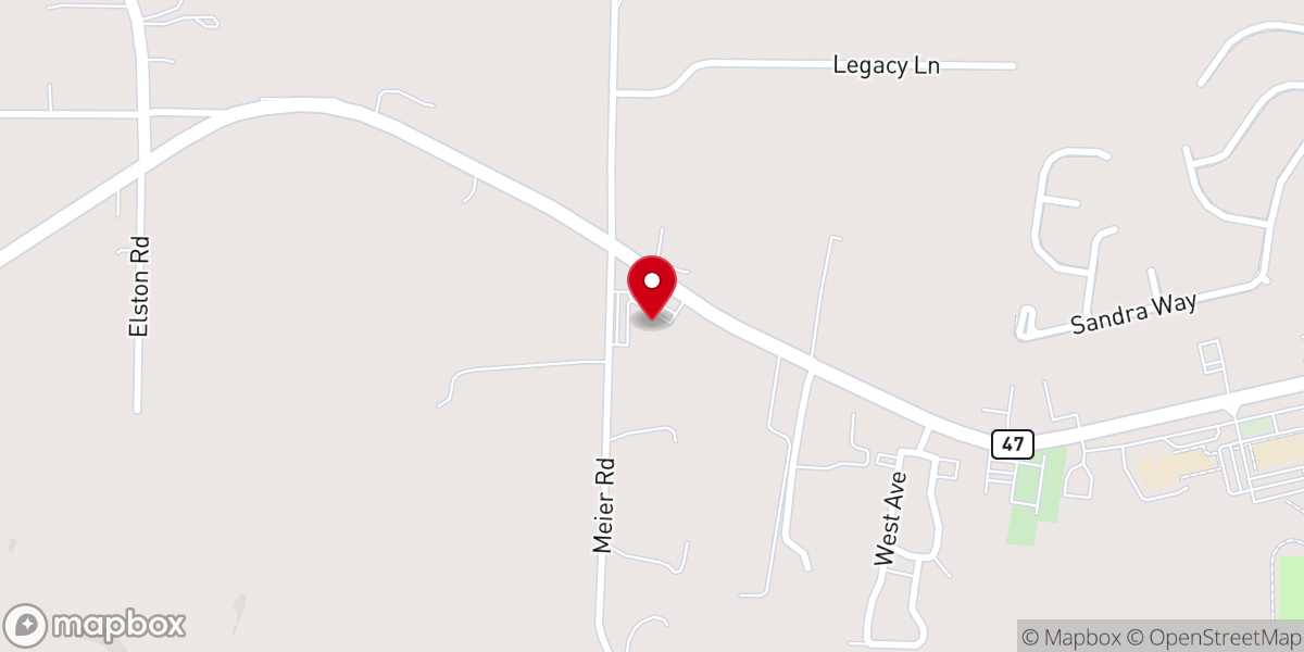 Map showing location of First Baptist Church-Winfield