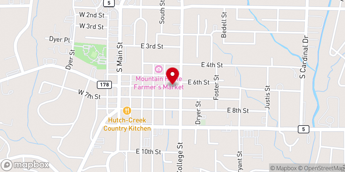 Map showing location of new hope missonary baptist church