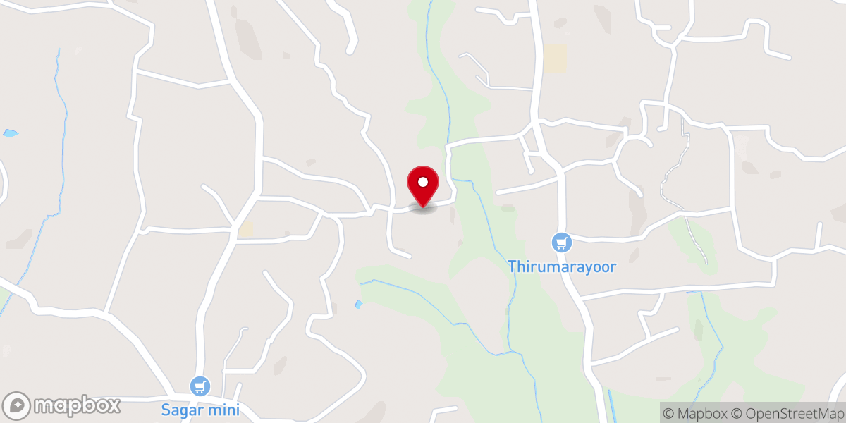 Map showing location of A.G Church, Vattappara