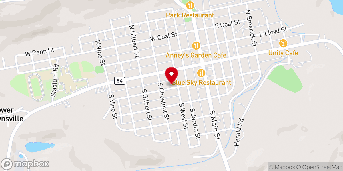 Map showing location of Iglesia Cristiana El Dios Vivo