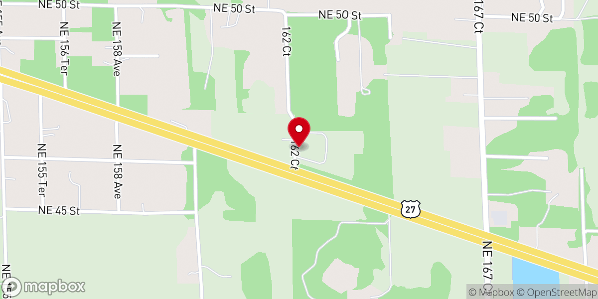 Map showing location of Rafter Cross Cowboy Church