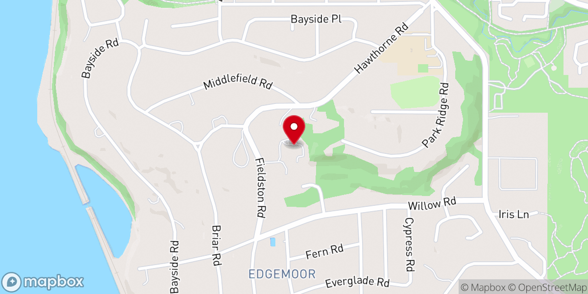 Map showing location of Lairmont Manor
