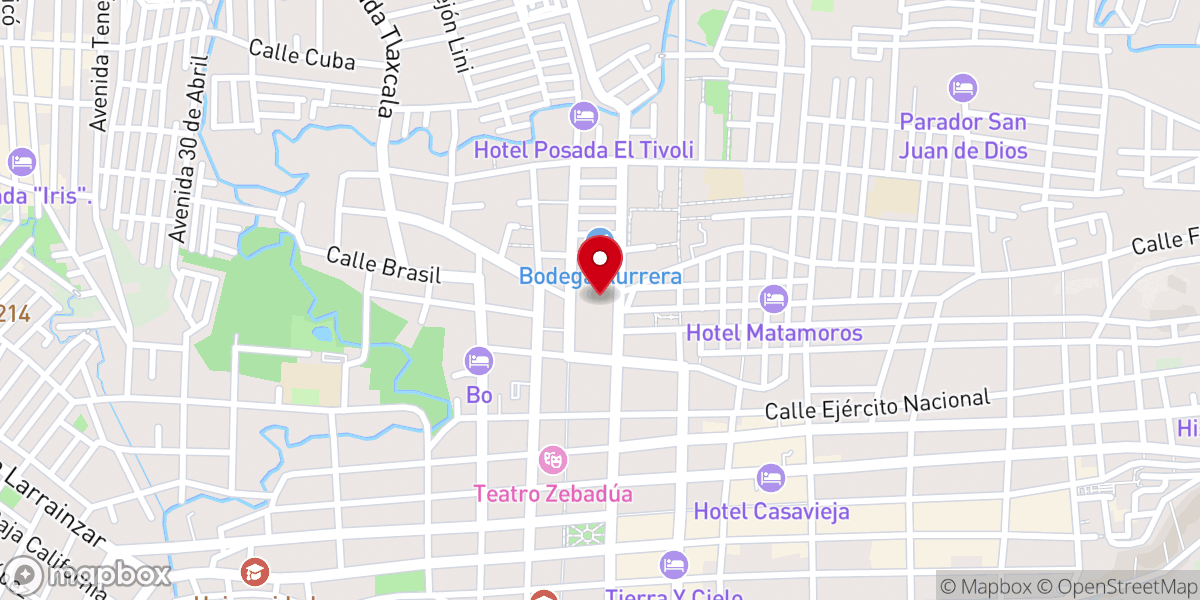 Map showing location of Museo de los Altos de Chiapas Ex Convento de Santo Domingo