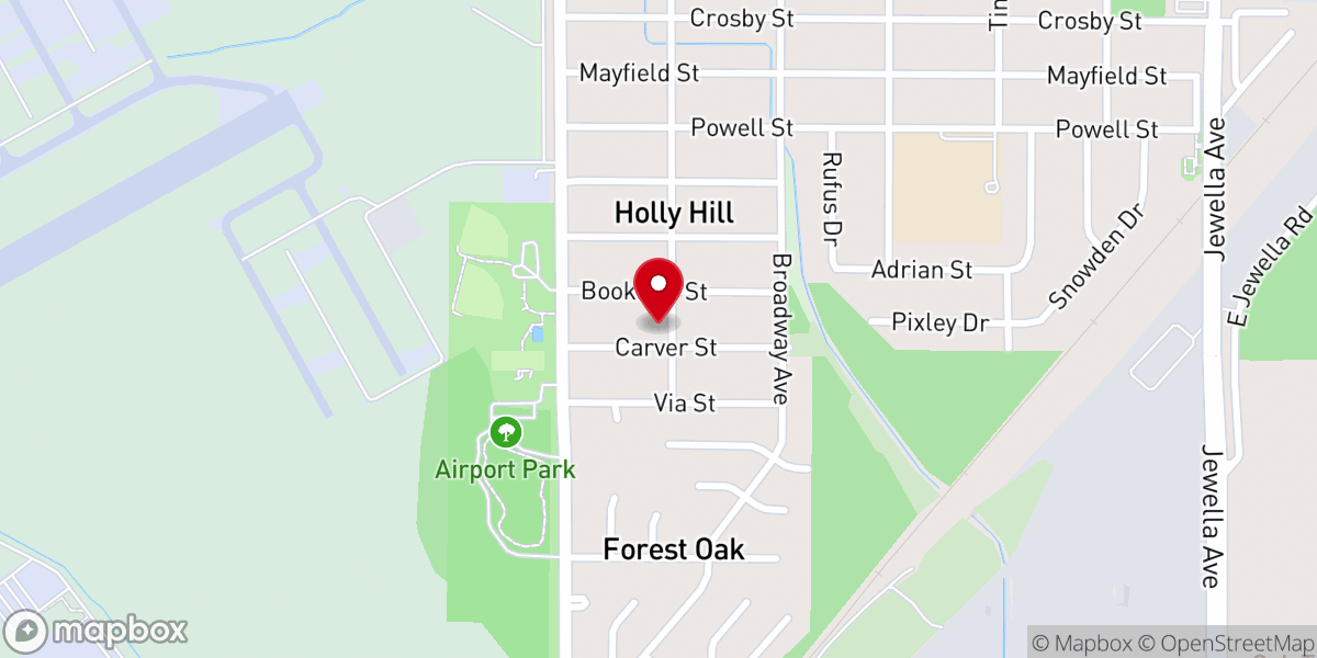 Map showing location of St Savior Baptist Church