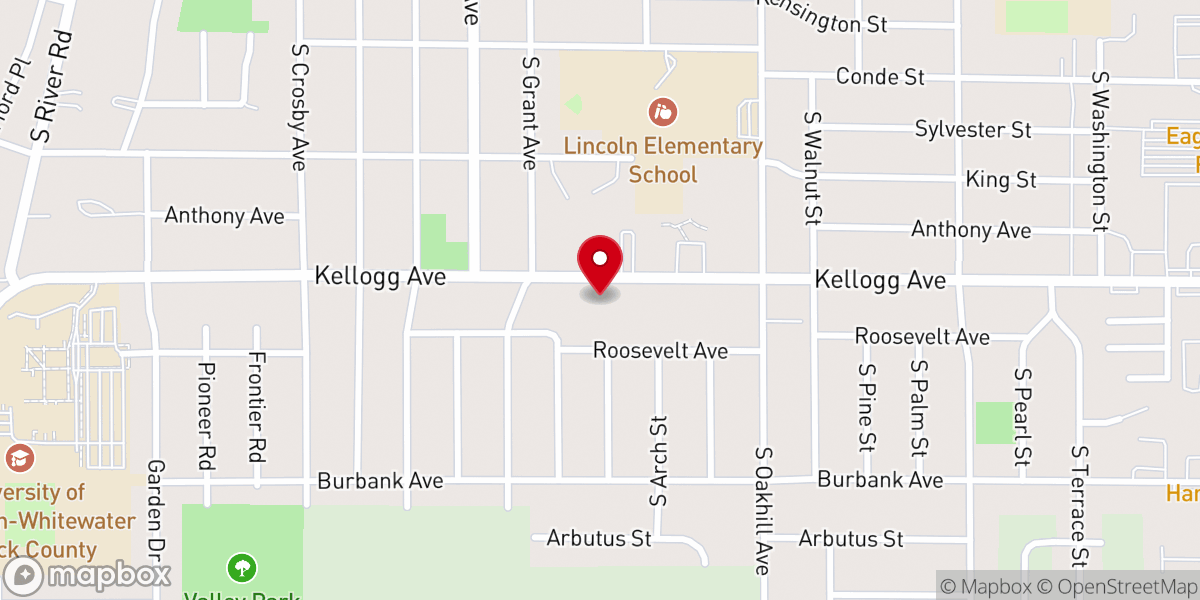 Map showing location of Our Savior Lutheran Church-LCMS