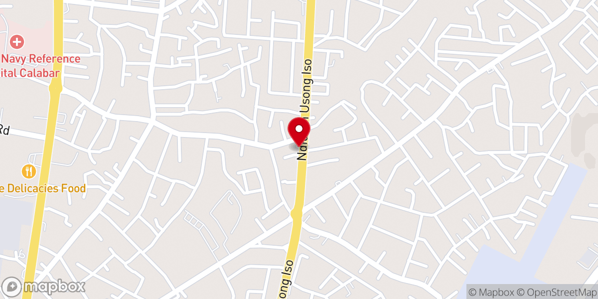 Map showing location of The Apostolic Church Nigeria, Calabar Field.
