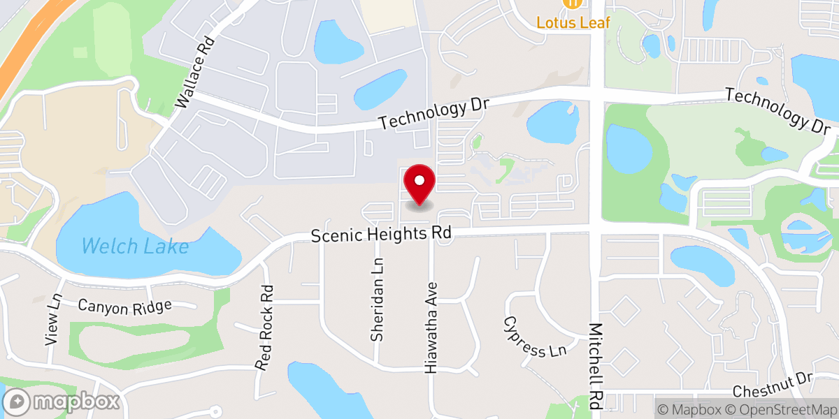 Map showing location of American Baptist Homes of the Midwest