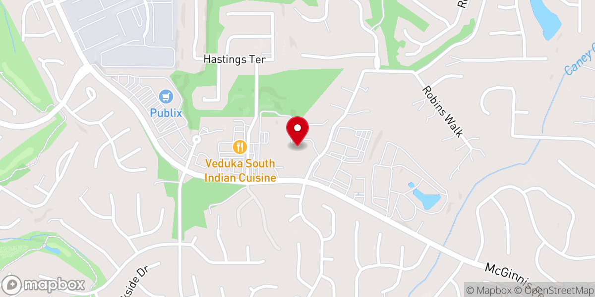 Map showing location of Lord of Life Lutheran Church
