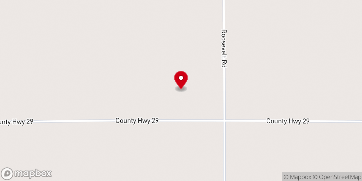 Map showing location of Oakdale United Presbyterian Church
