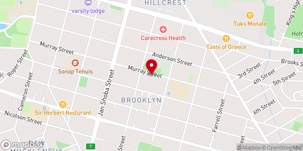 Map showing location of Brooklyn Methodist Church