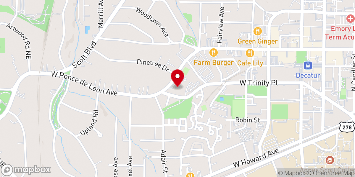 Map showing location of Saint Thomas More Catholic School