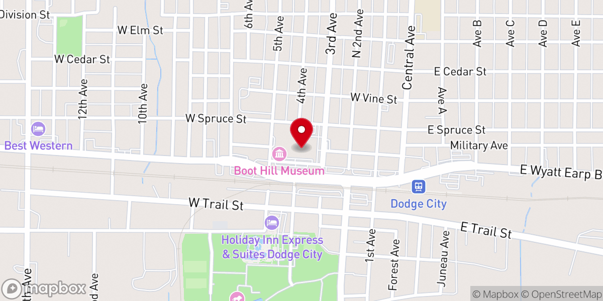 Map showing location of Union Church