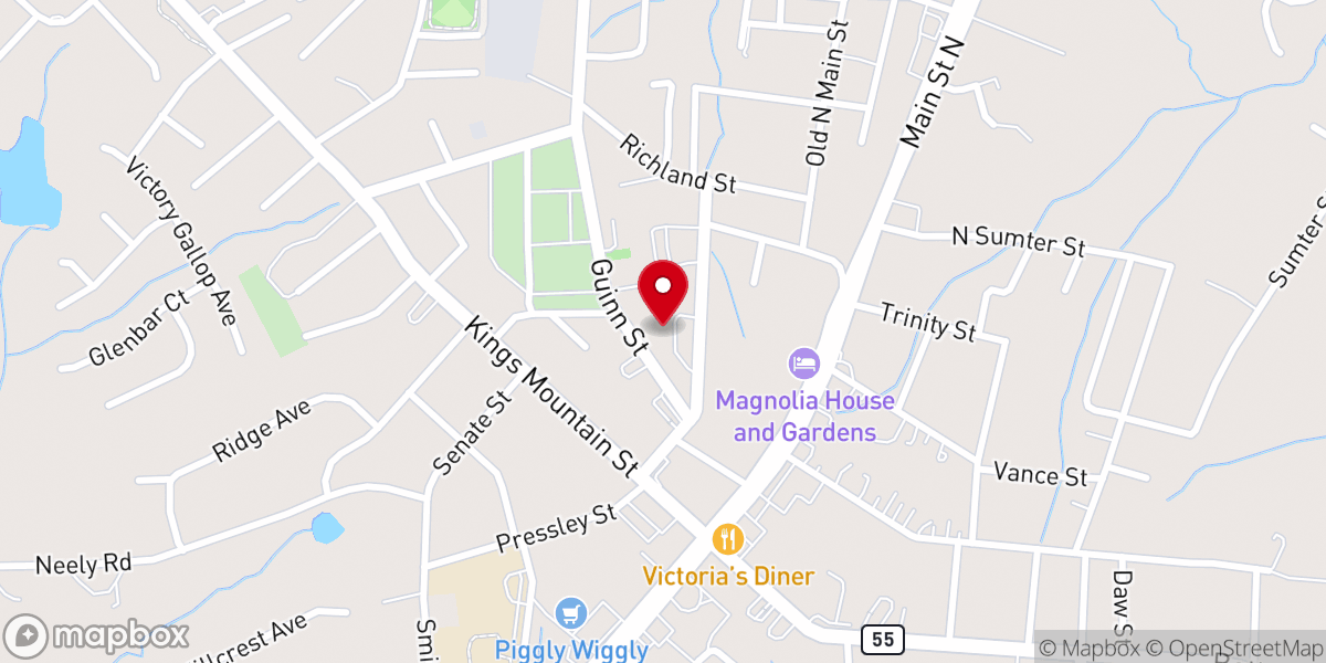 Map showing location of Family Medicine Associates - Clover