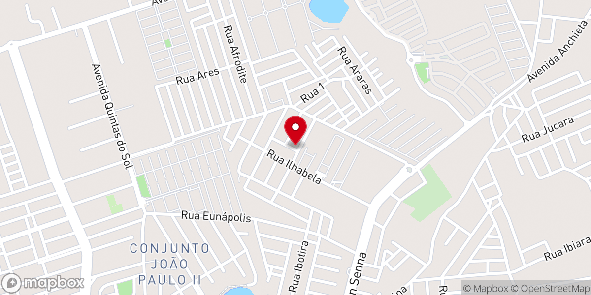 Map showing location of Igreja Catolica São José
