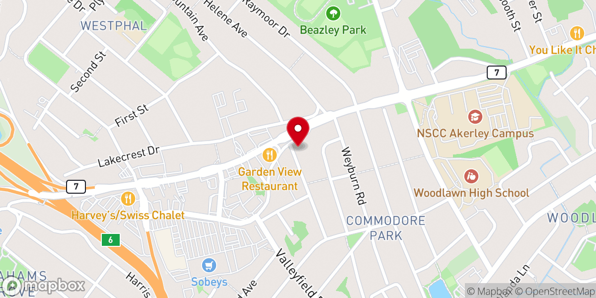 Map showing location of Stevens Road United Baptist Church