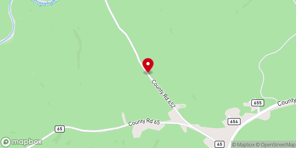 Map showing location of Victory Baptist Church