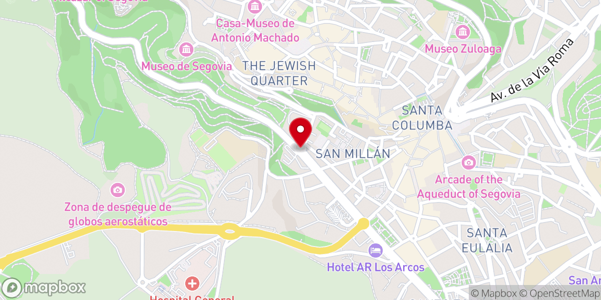 Map showing location of Monumento a Cándido, Mesonero Mayor de Castilla