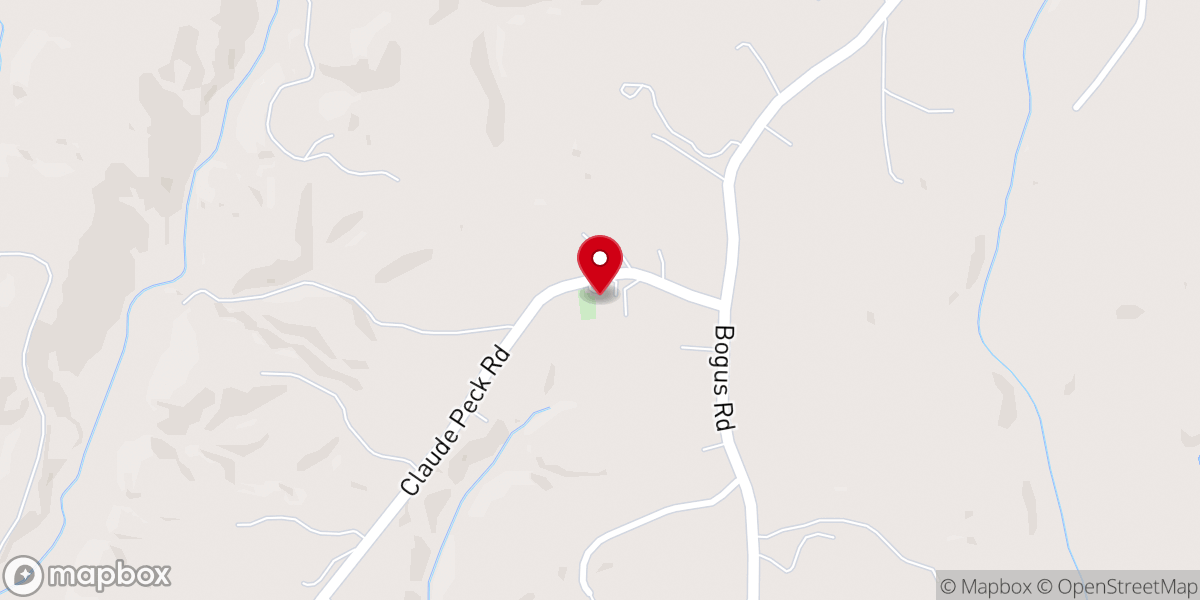 Map showing location of Straightway Church