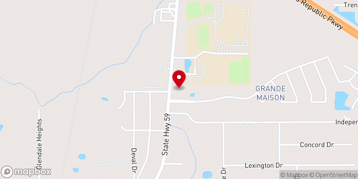 Map showing location of REACH Church (Learning Community)