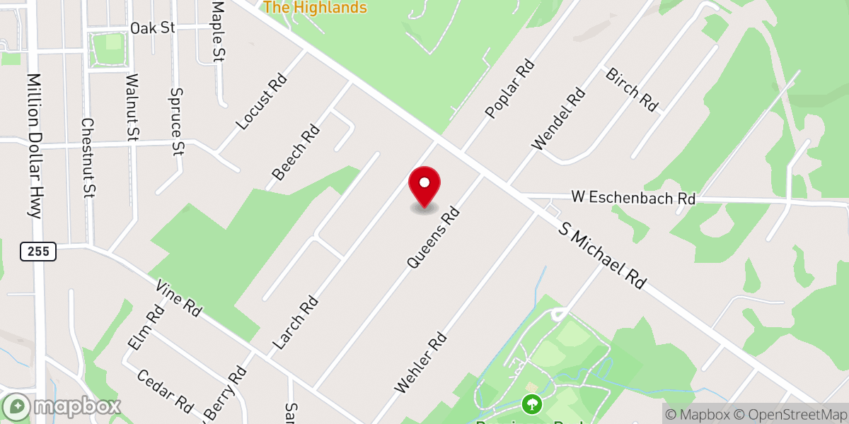 Map showing location of St Marys Catholic Elementary