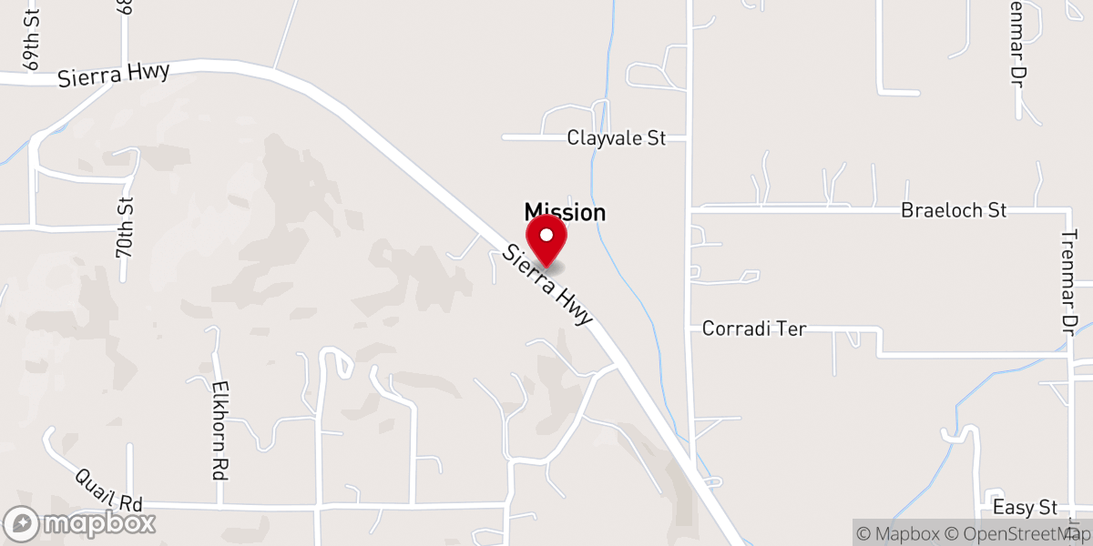 Map showing location of Mountain Home Desert Retreat