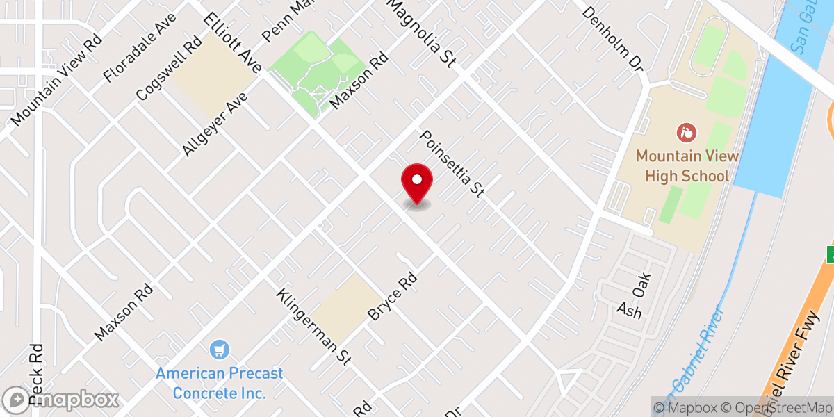 Map showing location of Evangelical Methodist Church