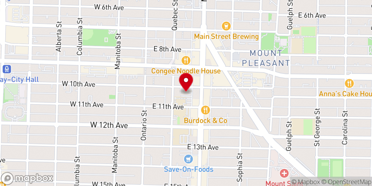 Map showing location of St Mark Coptic Orthodox Church