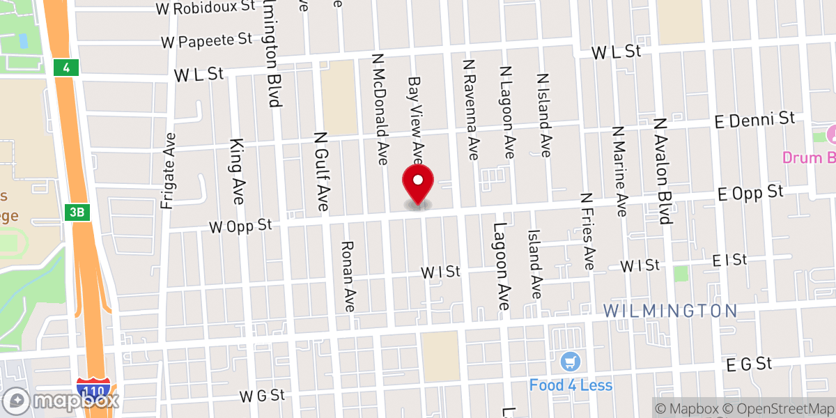 Map showing location of Iglesia Bautista Misionera ''Galilea''