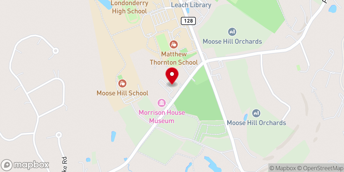 Map showing location of Orchard Christian Fellowship