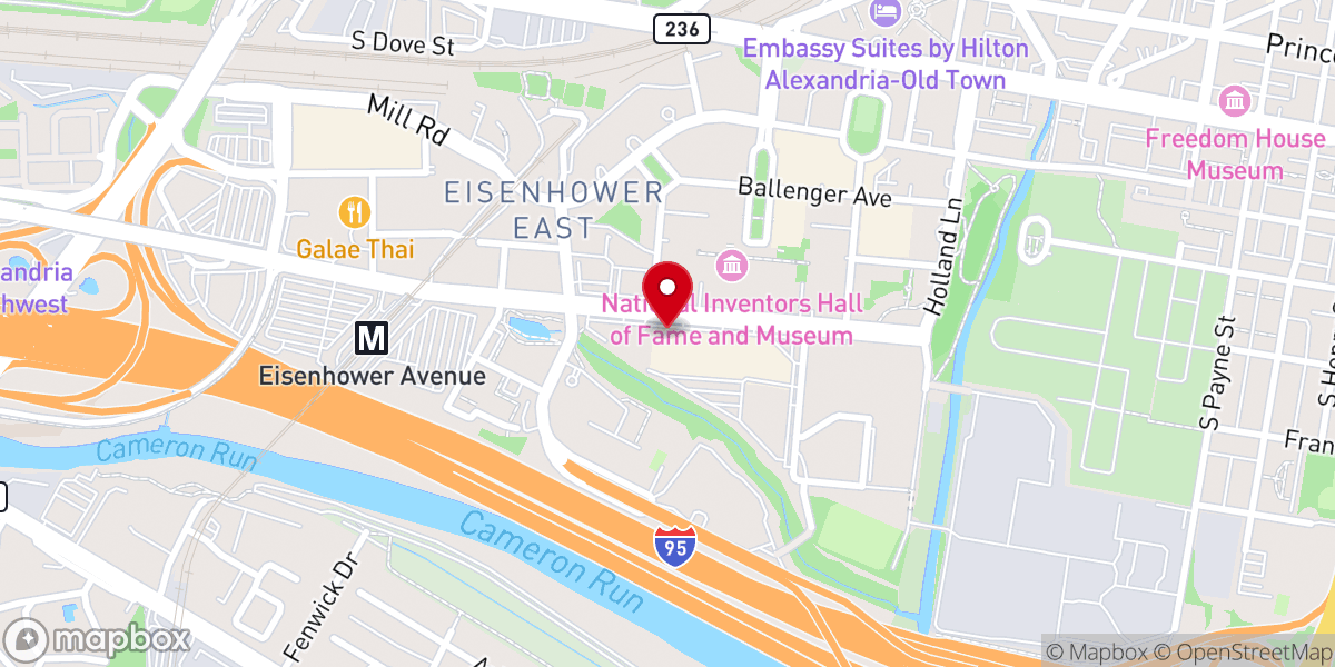 Map showing location of Celebration Church DC