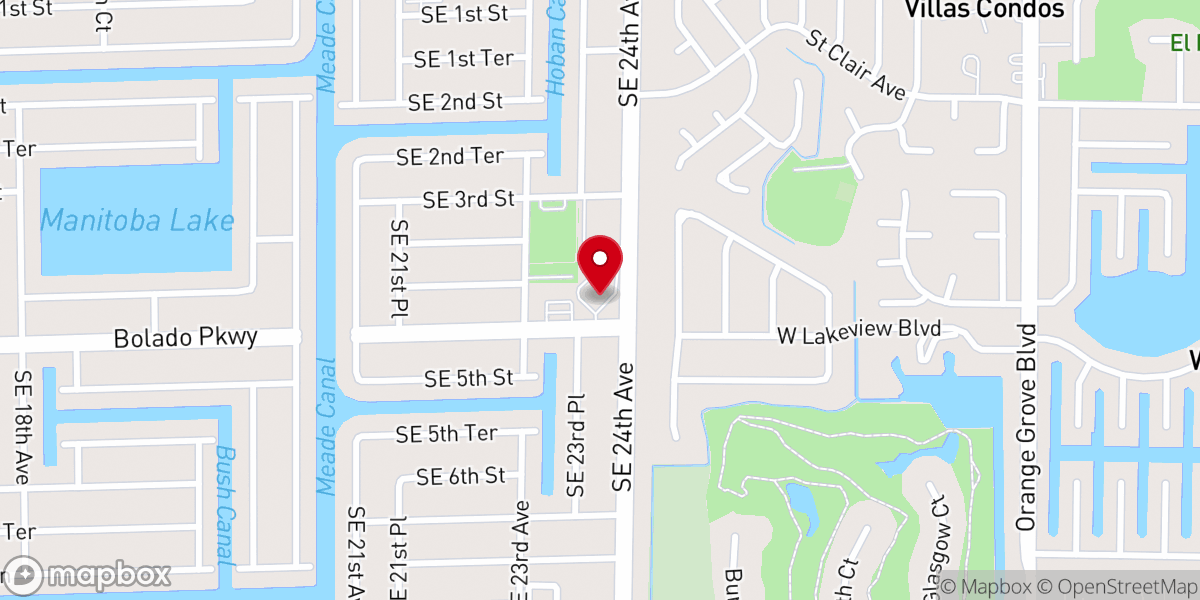 Map showing location of Center For Spiritual Living