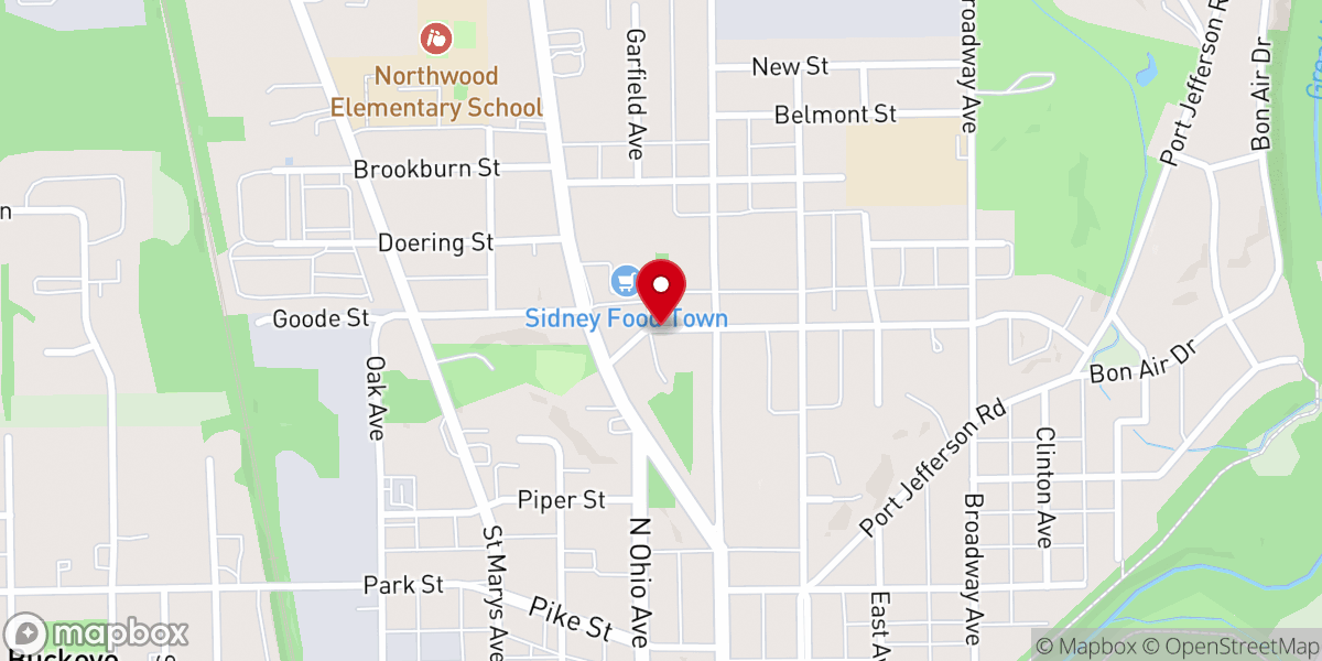 Map showing location of Central Bible Ministry