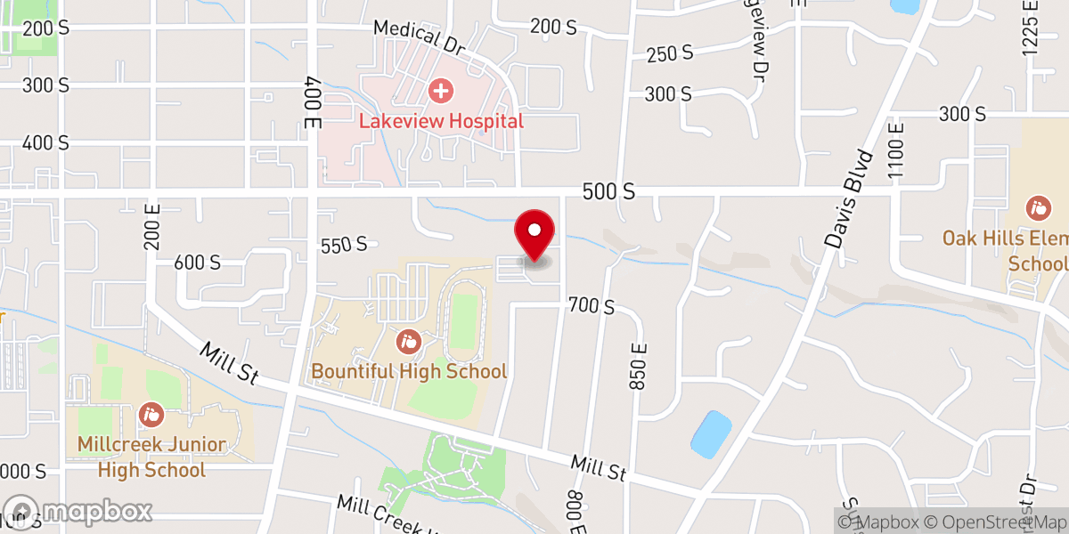 Map showing location of Central Stake Center