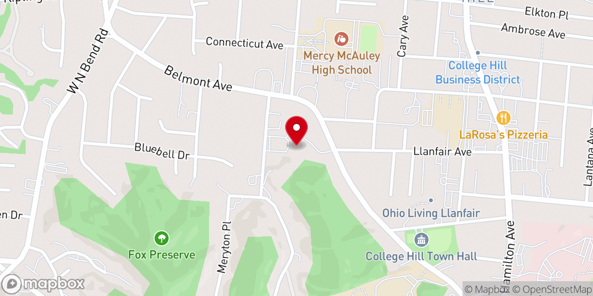 Map showing location of First United Church of Christ
