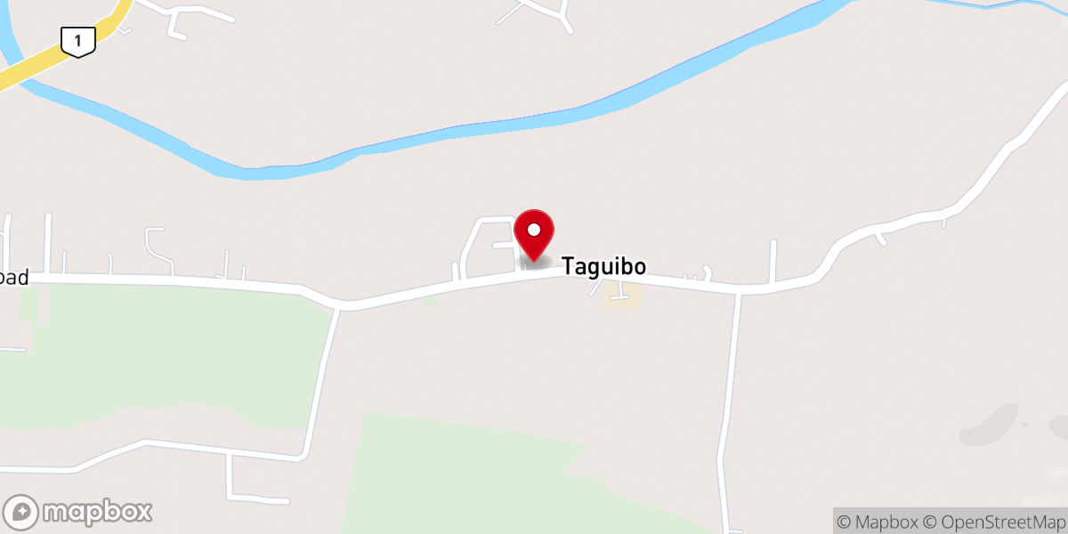 Map showing location of San Isidro Labrador, Taguibo Centro Chapel