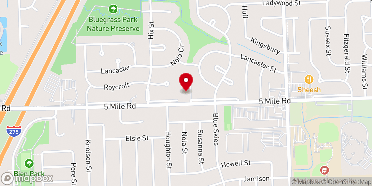 Map showing location of St Anne's Church