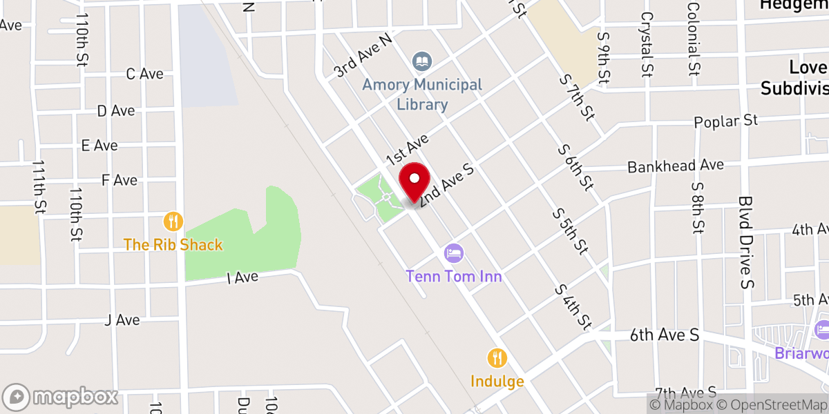 Map showing location of Rose Sharon Church God In