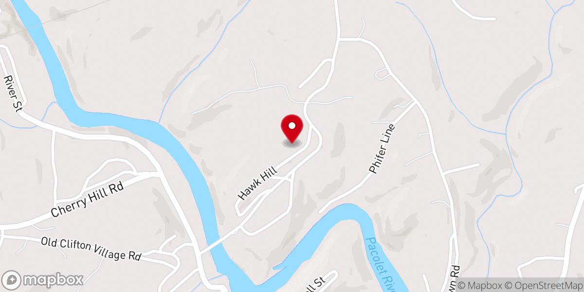 Map showing location of Clifton First Baptist Church
