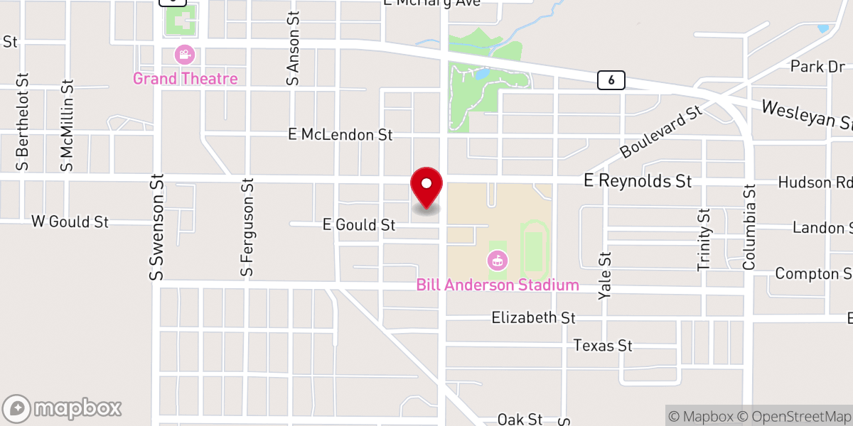 Map showing location of Orient Street Church of Christ