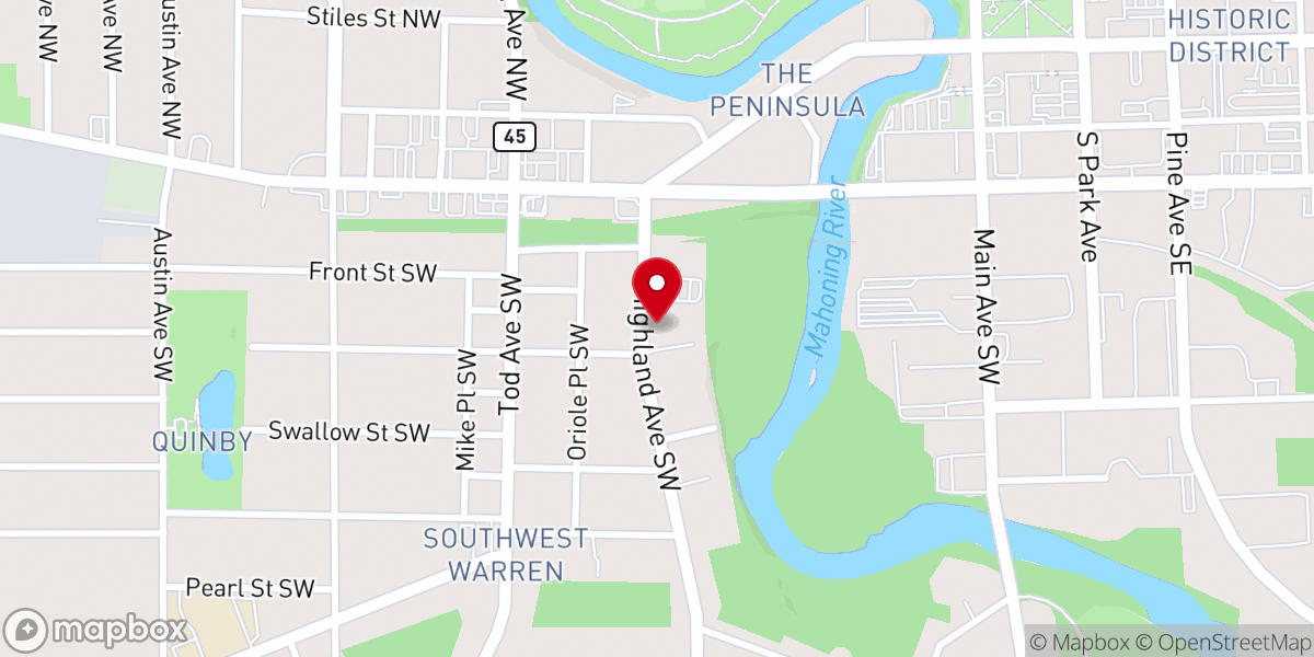 Map showing location of Howard Jessie J