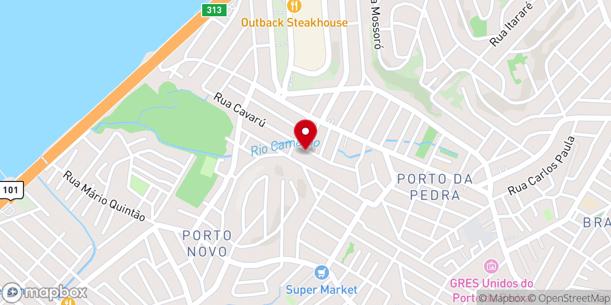 Map showing location of Capela de São Domingos de Gusmão